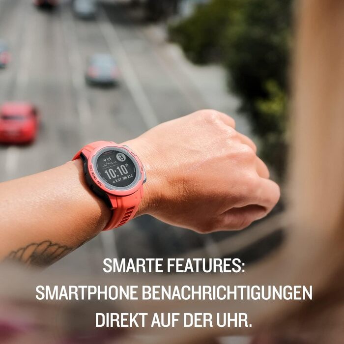 Розумний годинник Garmin Instinct 2S (відновлений) – GPS, 21 день роботи, для вузьких зап'ясть, 40+ спортивних функцій, сповіщення, аналіз сну