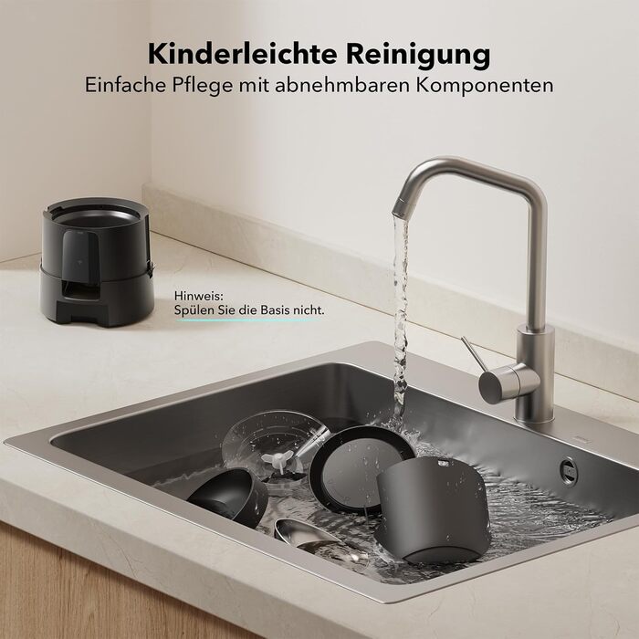 Автомат годування котів PETLIBRO з Wi-Fi, чорний, 2L, з мискою з нержавіючої сталі