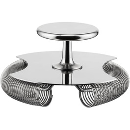 Сито-стрейнер для коктейлів Alessi The Tending Box GIA27, подвійне, з нержавіючої сталі 18/10, для бару, можна мити в посудомийній машині