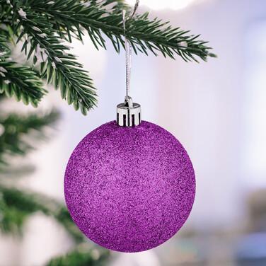Relaxdays Set of 72 Christmas Baubles
