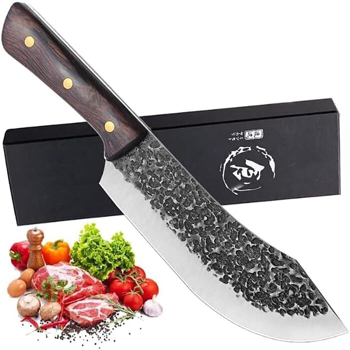 Ніж кухарський Profi Fleischmesser 30 см для м'яса, грилю, кухні та кемпінгу - гострий ніж для нарізки