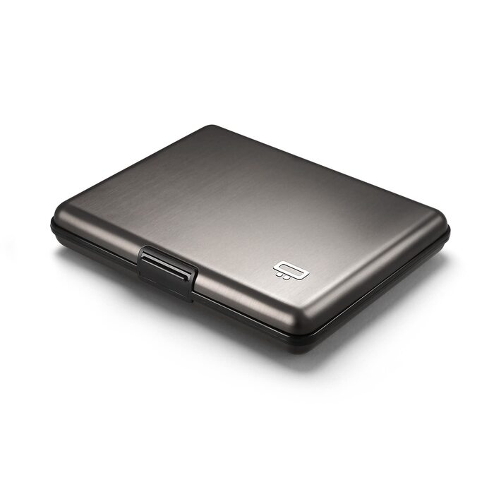 Гаманець ÖGON DESIGNS Smart Case Big Stockholm з алюмінію, велика місткість, RFID-захист, алюміній-титан (універсальний)