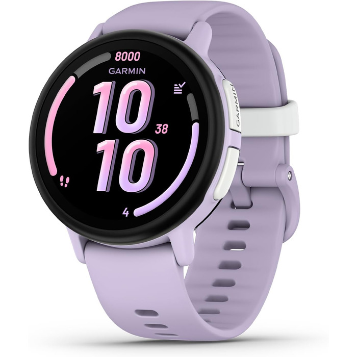 Дитячий розумний годинник Garmin Bounce 2 LTE (43 мм) - турквіс (Light Purple), AMOLED, 1,2', GPS, телефонні дзвінки, моніторинг активності