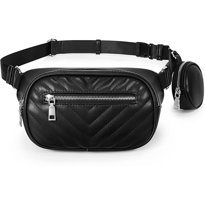 Жіночий гаманець UTO з PU шкіри, багатофункціональний на замку, клатч для телефону (1285, чорний)