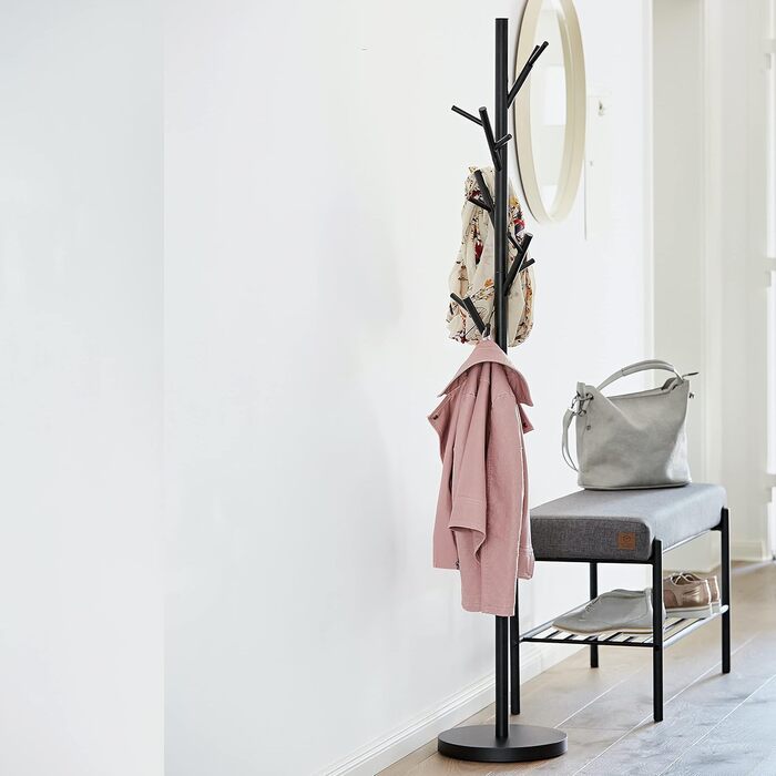 Вішалка для одягу LOVE IT STORE IT Loft, металева, 170 см, чорна, сучасна для передпокою, спальні, офісу