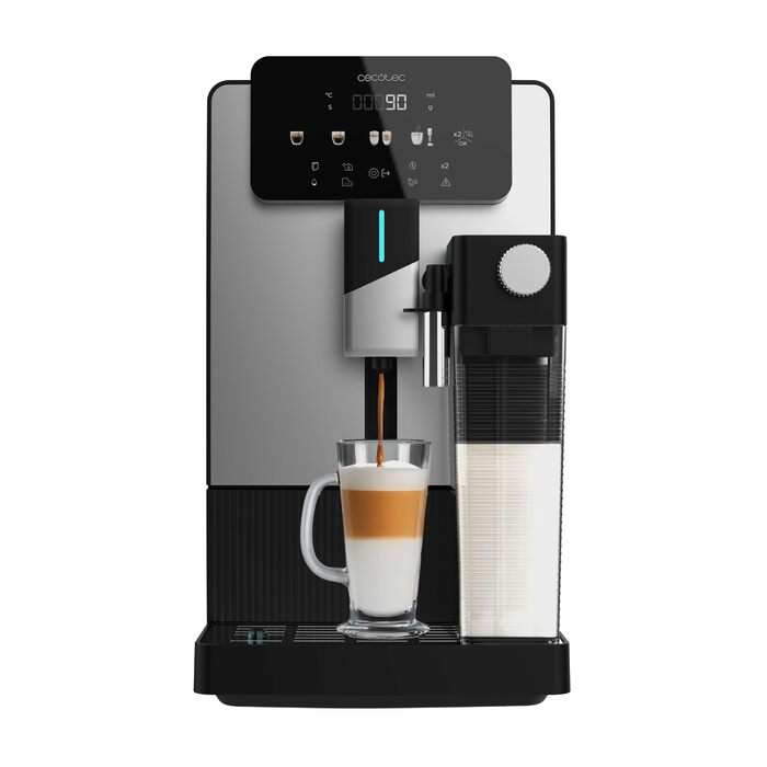 Кавомашина автоматична Cecotec Cremmaet Latte Art 1500W 19 Бар: Еспресо, капучино, лате та інше