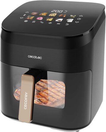 Фритюрниця Cecotec CecoFry Advance Double 9 л з подвійними кошиками, 2850 Вт, цифрова, без олії, PerfectCook