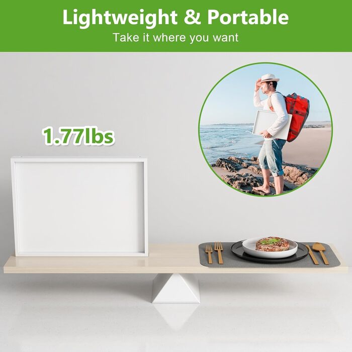 Столик-табурет Youpehom з розкладними ніжками, бамбук, для сніданку в ліжку, кухні, сервірування, дивану, їжі, як стіл для ноутбука, таця для перекусів, 2 шт., білий, 2 шт.