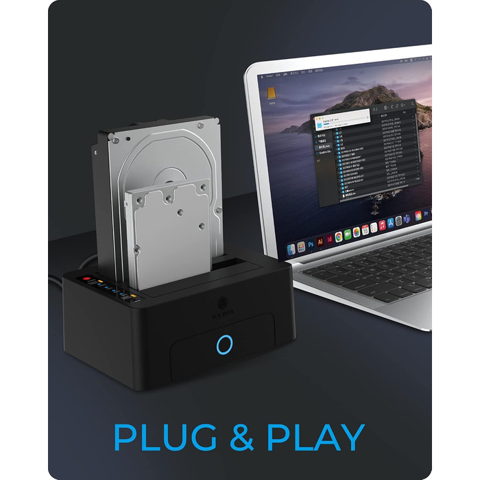 Док-станція ICY BOX для 2 HDD SATA 2.5