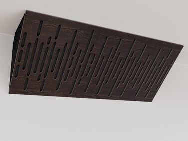 Набір вузьких акустичних кутових басових пасток для звукоізоляції та дифузії (2 шт), 50 x 23 x 10 см, WAVE-Horizont, колір Венге