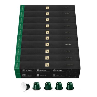 Кава Nespresso Original Capriccio | Суміш Арабіка та Робуста | Середня обсмаження | Для еспресо | 100 капсул