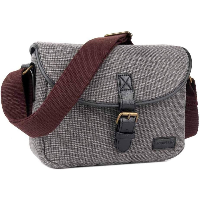 Сумка для фотоапарата Neuleben: сумка-месенджер для DSLR/SLR камер (сіра)
