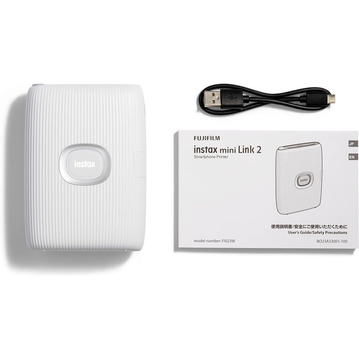 Принтер для смартфона INSTAX Mini Link 2, білий, компактний