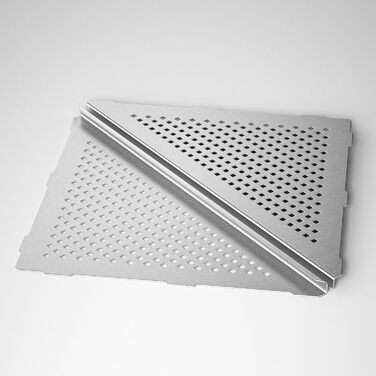 Поличка для душу Eck з нержавіючої сталі 304, органайзер для ванної кімнати з сітчастою конструкцією, вбудована поличка для ремонту ванної кімнати (шліфована, 254 мм - 2 шт.) (305 мм - 2, срібна)