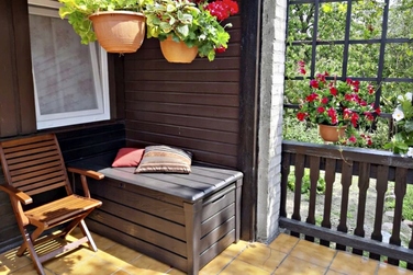 Садова скриня Keter BRIGHTWOOD STORAGE BOX 455 л, коричнева