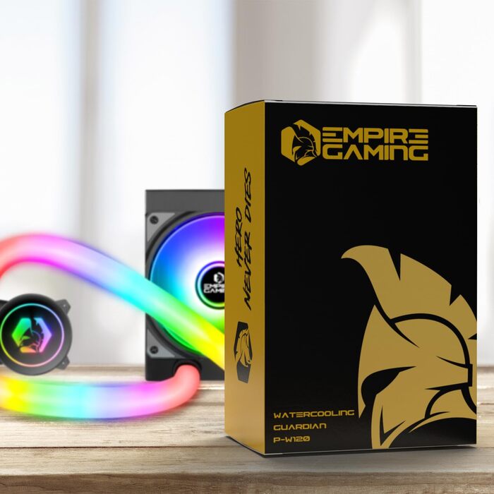 Система водяного охолодження EMPIRE GAMING Guardian G-V20 AIO для ПК - 240 мм, ARGB, Intel/AMD