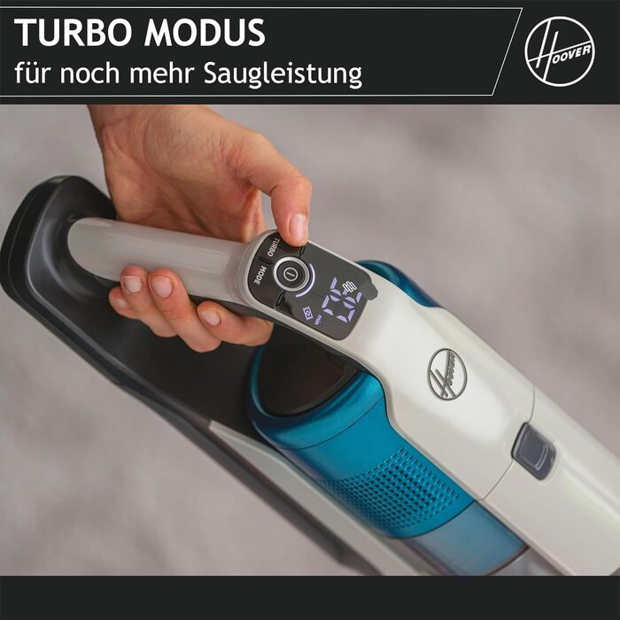 Бездротовий акумуляторний пилосос Hoover HF9 I Без мішка, LED-підсвітка, Anti-Twist насадка, для всіх поверхонь (для тварин)