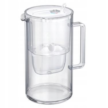 Скляний фільтр-кувшин Aquaphor Glass, білий + 4 фільтри Maxfor+ Mg
