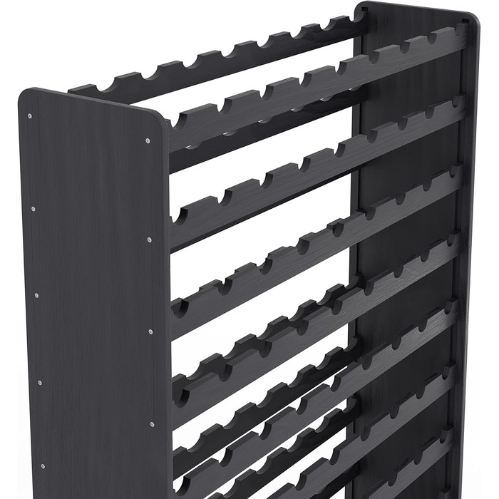 RW Series Wooden Wine Rack for Bottles, Anthracite, Brown, Natural, RW-3, 13-15 lie, for 91-135 Bottles, Wine, Bottle Rack (Anthracite, RW-3-135, 198 x 92 x 26.5, for 135 Bottles)
