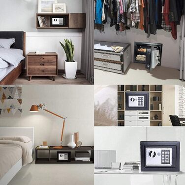 Електронний сейф Klein Tresor: водонепроникний, для зброї, боєприпасів, грошей, ювелірних виробів та документів. Об'єм 4.6L, сірий