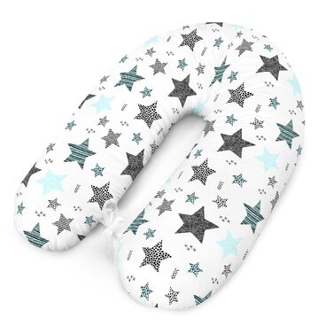 Подушка для вагітних Amilian Stillkissen 170 см XXL - подушка для сну на боці, підтримка тіла, Body Pillow для годування (Тюрковий)