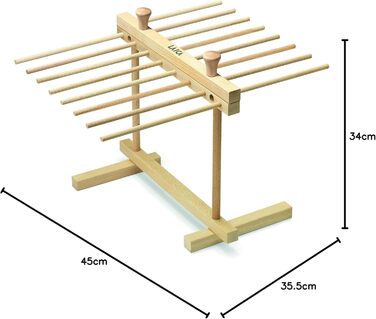 Дерев'яний тримач для пасти Laica apm002, 35.5×45×34 см