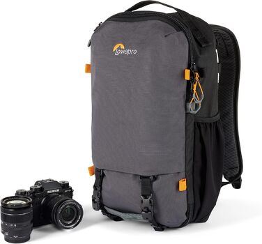 Рюкзак для камери Lowepro Trekker Lite BP 250, сірий, з винімним вкладишем, для беззеркальних камер Sony Alpha 7, з системою кріплення аксесуарів