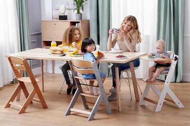 Дитяча подушка Kinderkraft ENOCK для стільчика, м'яка, з ременями, легко чиститься, чорна, комплект 2 шт.