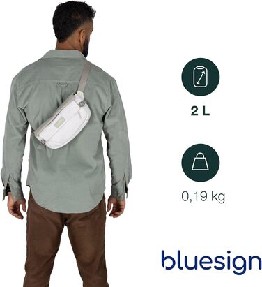 Arcane Hip Bag Earth Pediment Grey Block OS - поясна сумка, сірий колір