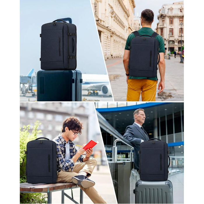 Рюкзак LOVEVOOK для ручної поклажі 45x36x20 см, 30L, для ноутбука 15.6