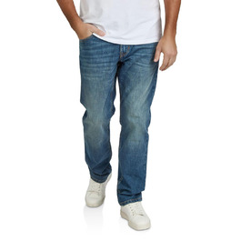 Джинси чоловічі TOM TAILOR Marvin Straight Fit, блакитний денім, еластичні, розміри 30-42 / 32-34