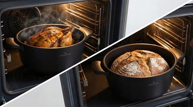 Каструля вугільна Carbone Zwieger 24 см з кришкою