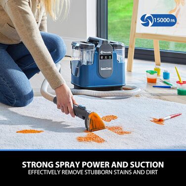 Vacmaster SCC1201H: Мийний пилосос 500W для килимів, м'яких меблів та авто. Очищувач плям на диванах та килимах