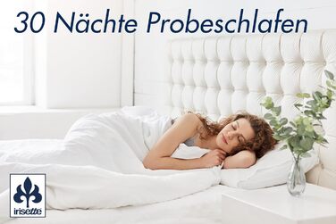 Irisette Lotte 4-Season Duvet - Made in Germany - Quilted Comforter with Top Cool Fabric, washable at 95 degrees, includes storage bag, 135 x 200 cm, white, Öko-Tex Certified 135 x 200 cm 4-Season Duvet
