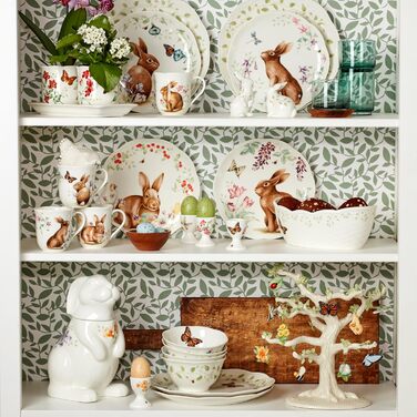 Lenox 893456 Butterfly Meadow Bunny Salt & Pepper Shakers, Porcelain, Multicolor