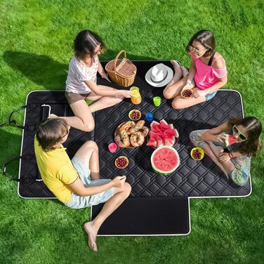 Килимок для собак у машину Caliyo, 143.5x134 см, захист заднього сидіння, водовідштовхувальний, антицарапин, універсальний, чорний