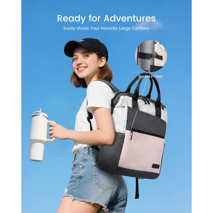 Рюкзак LOVEVOOK для жінок, 15.6