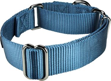 Нашийник для собак Mikivery Marraht з металевим декором, для малих, середніх та великих собак, чорний, розмір M (35.5-53 см)