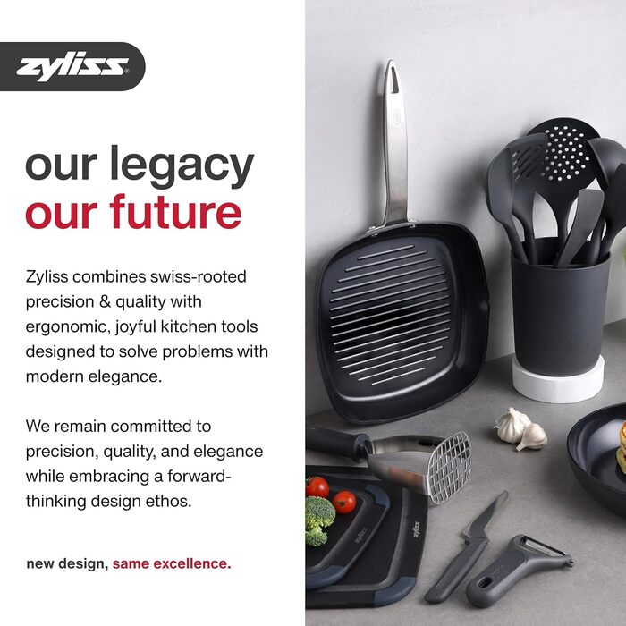 Салатниця-швидкосушка Zyliss Swift Dry 6L з нержавіючої сталі, BPA-free, AquaVent™-технологія, антиковзаюче дно, для посудомийної машини