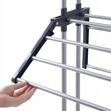 Велика вертикальна сушарка для білизни та одягу, підлогова складана, висока