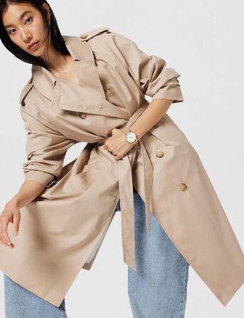 Жіночий кварцовий годинник Tommy Hilfiger з багатофункціональним циферблатом та сталевим браслетом (золотий/сріблястий)