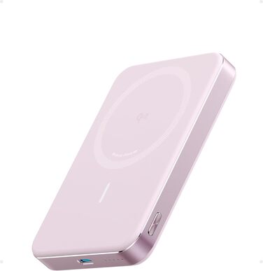 Anker MagGo Powerbank 10000mAh: портативний зарядний пристрій з MagSafe для iPhone 16/15/14/13 (Рожевий)