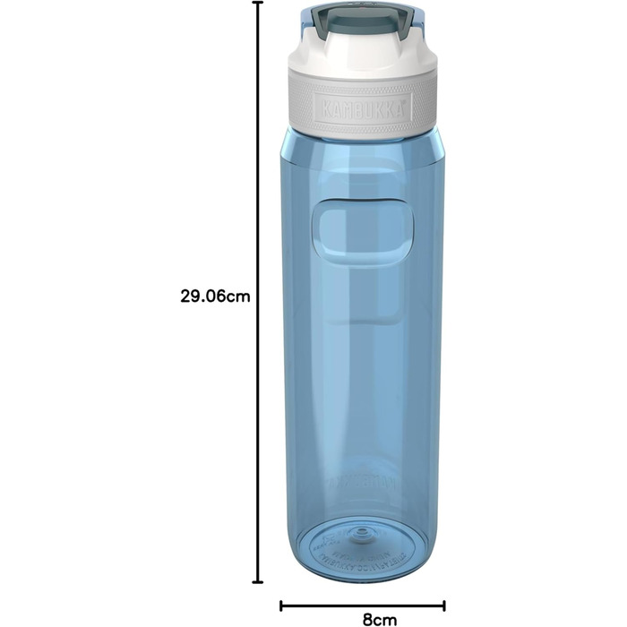Kambukka Water Bottle - ELTON Model - 500/750/1000 ML - Water Bottle - dirt and odor resistant - shockproof - dishwasher safe - easy to clean - milliliter markings