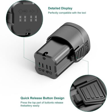Акумуляторна дриль-шуруповерт HYCHIKA NBT-CD-16.8A-BL: 45Nm, 23+1 момент, 53 шт. аксесуарів, LED, 1500mAh