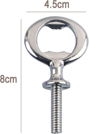 10 Pieces Bottle Opener Blanks DIY Stainless Steel Beer Opener Hardware Bottle Opener Blanks