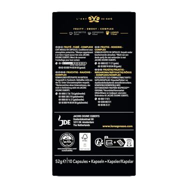 Кавові капсули L'OR Espresso Lungo Estremo для Nespresso, 100 капсул (10 паків по 10 шт)