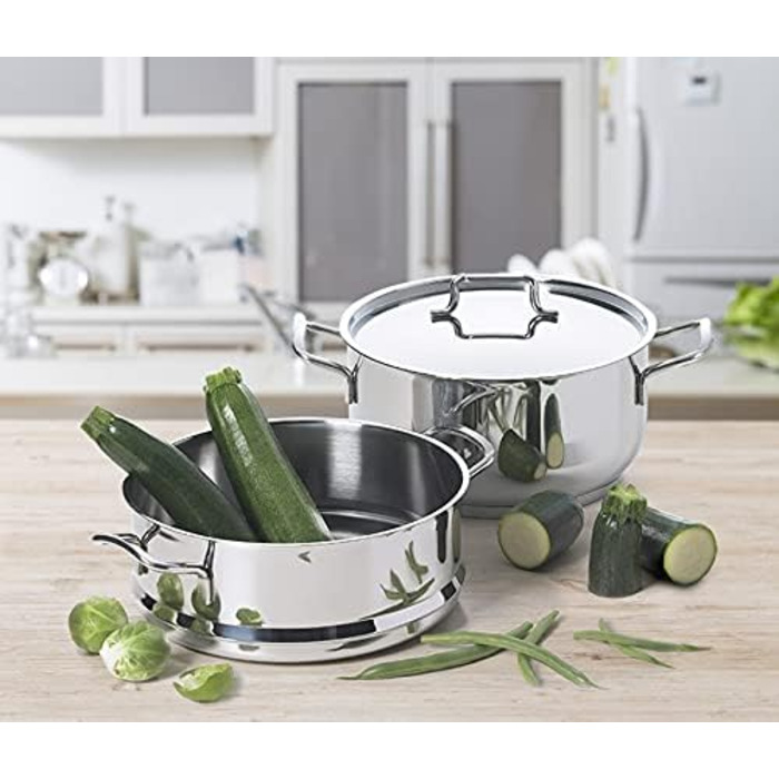 Пароварка Soul Kitchen Cooking Light Plus, срібляста, електрична