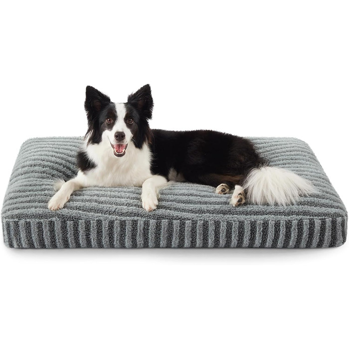 Крісло-ліжко для собак середніх порід, м'яке, знімне, антиковзаюче, 74x53x8 см, сіре