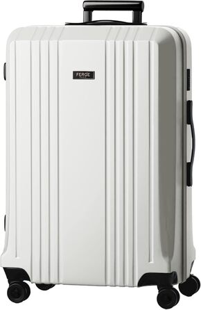 Набір валіз FERGÉ 3 шт. з жорстким корпусом та TSA-замком Cannes. Валізи-ролери (Handgepäck, L, XL). Жорсткий корпус, міцний полікарбонат, 4 колеса, валіза XL 75 см, колір Ivory-matt