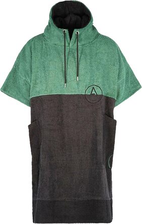 WAVE HAWAII Bathrobe Poncho for Women & Men | Size L, 170-200cm | 100% Cotton Surf Poncho | Velour & Terry Cloth Towel with High Water Absorption | Changing Aid for Adult Beachgoers